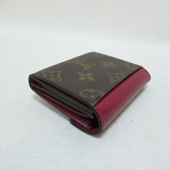 Louis Vuitton Zoe Portefeuille Wallet Tri fold Canvas Brown - Picture 4 of 6